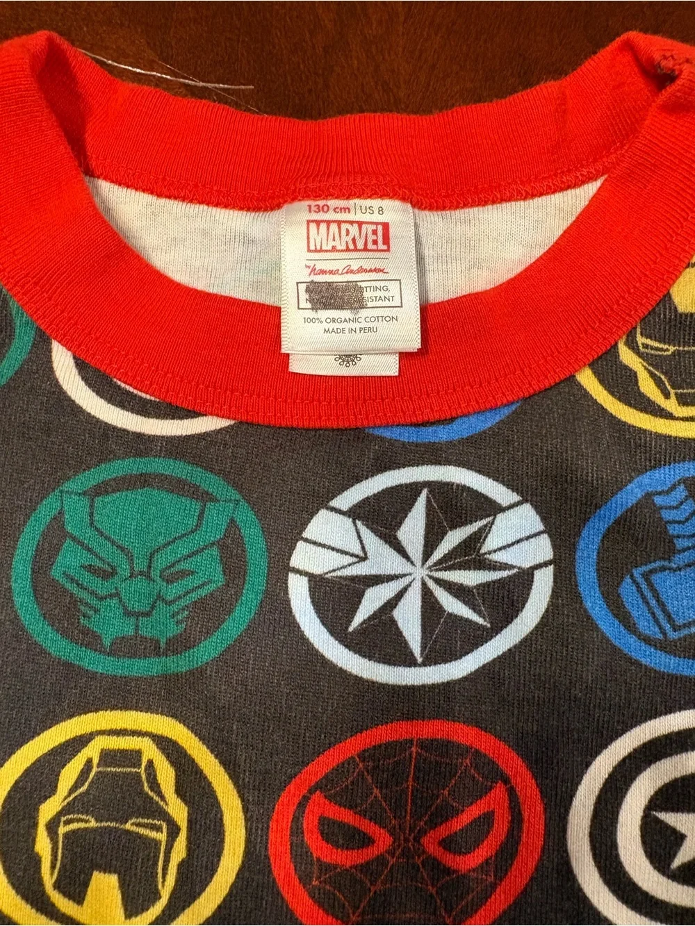 Hanna Andersson Marvel kids pajama set